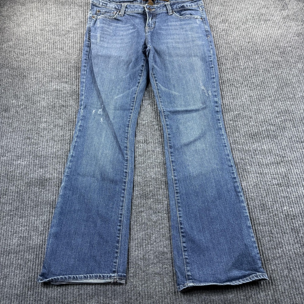 Aeropostale Stretch Boot Jeans Juniors 9/10 R Blue Medium Wash Stretch Denim